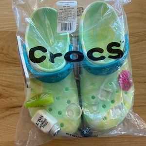 Margaritaville crocs, women’s 9/mens 7